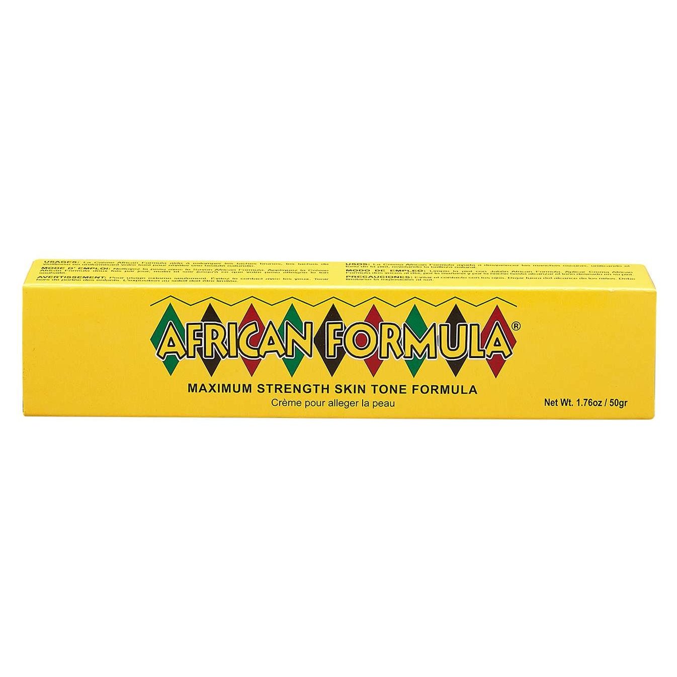 African Formula Skin Tone Cream-Yellow Box 1.76 Oz African Formula Skin Tone Cream-Yellow Box 1.76 Oz