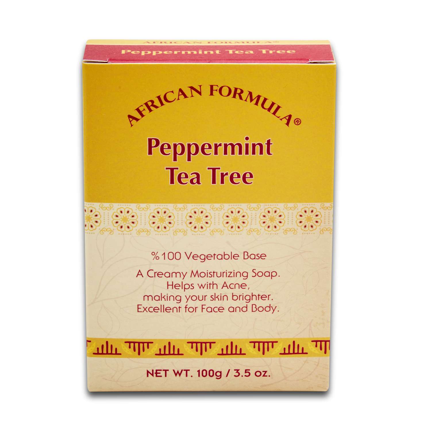 African Formula Pepermint Tea Tree Soap 3.5 Oz African Formula Pepermint Tea Tree Soap 3.5 Oz