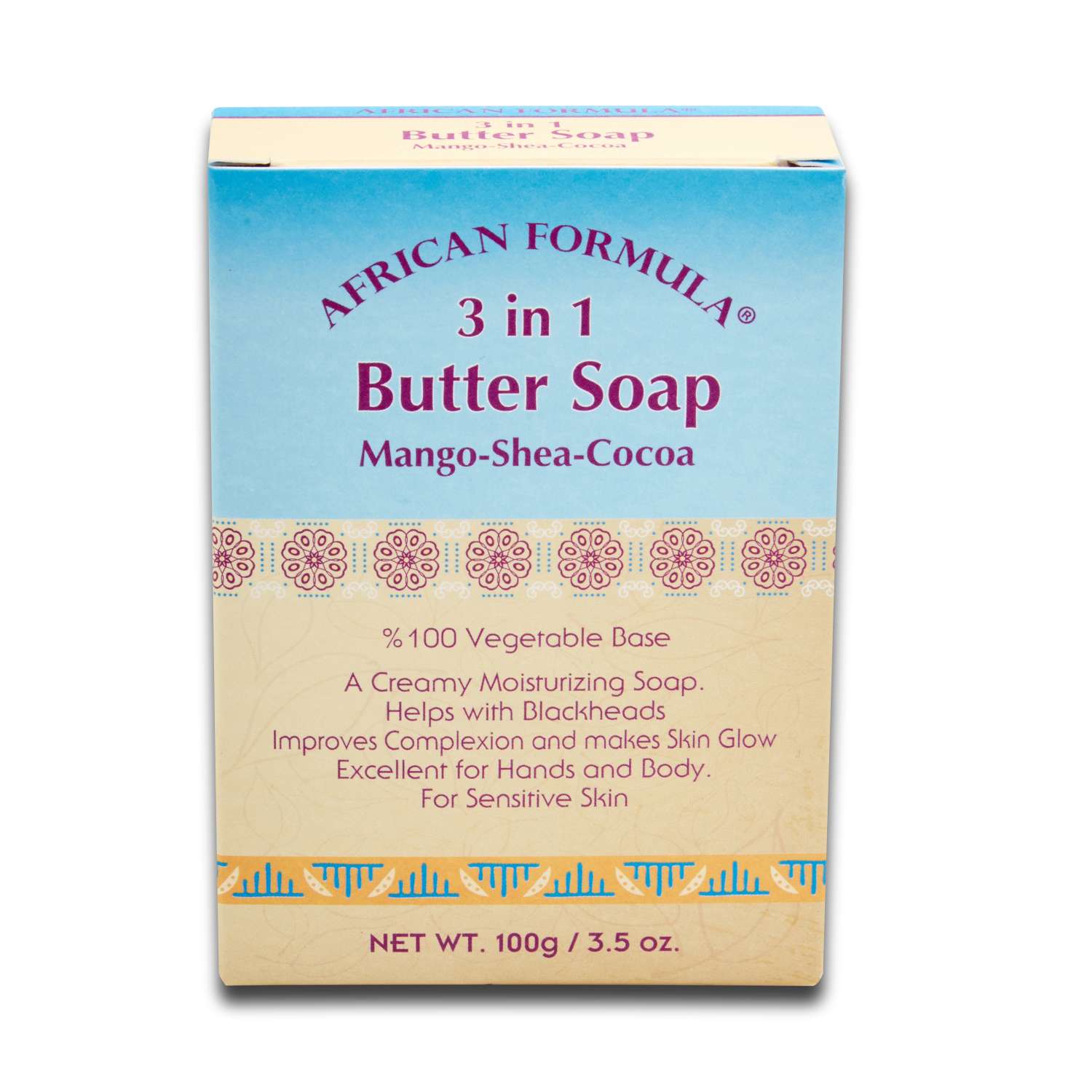 African Formula 3 In 1 Soap Mango-Shea-Cocoa 3.5 Oz African Formula 3 In 1 Soap Mango-Shea-Cocoa 3.5 Oz