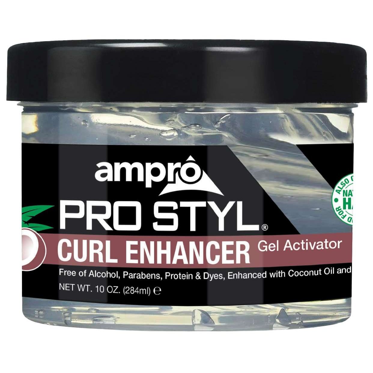 Ampro Curl Enhancer Gel Activator Regular With Coconut 10 Oz Ampro Curl Enhancer Gel Activator Regular With Coconut 10 Oz