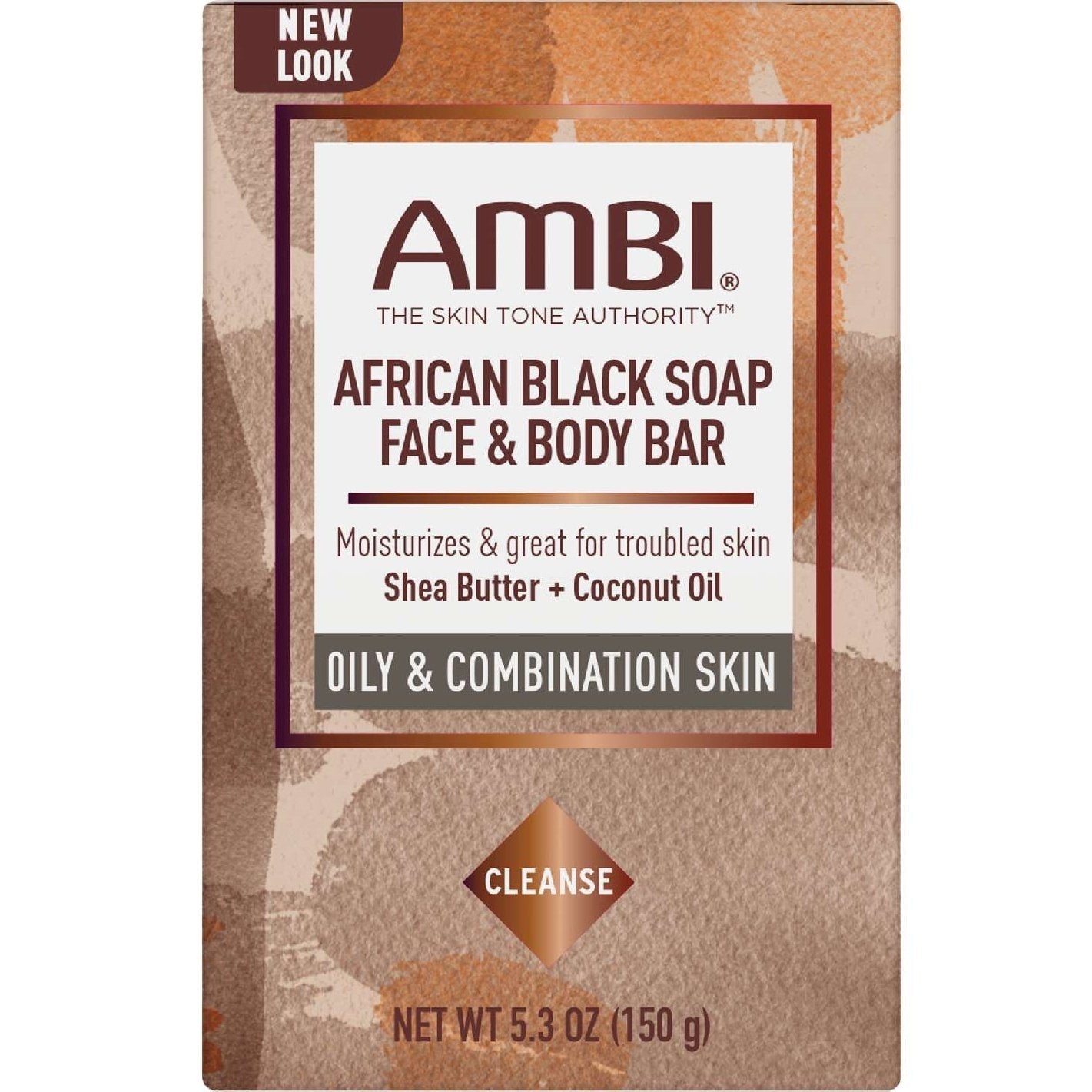 Ambi African Black Soap Face Body Bar 5.3 Oz Ambi African Black Soap Face Body Bar 5.3 Oz