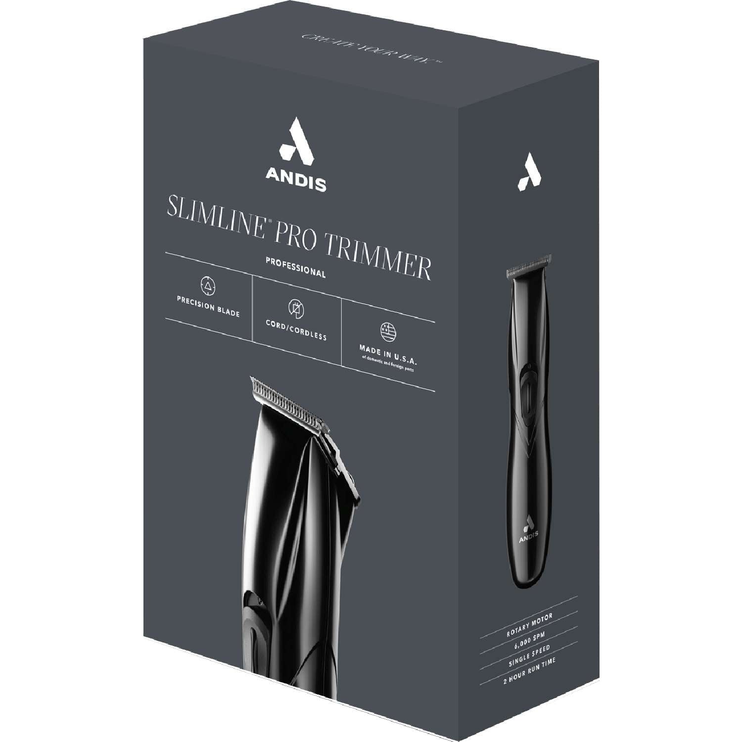 Andis Professional Slimline Pro Li T-Blade Trimmer Black Andis Professional Slimline Pro Li T-Blade Trimmer Black