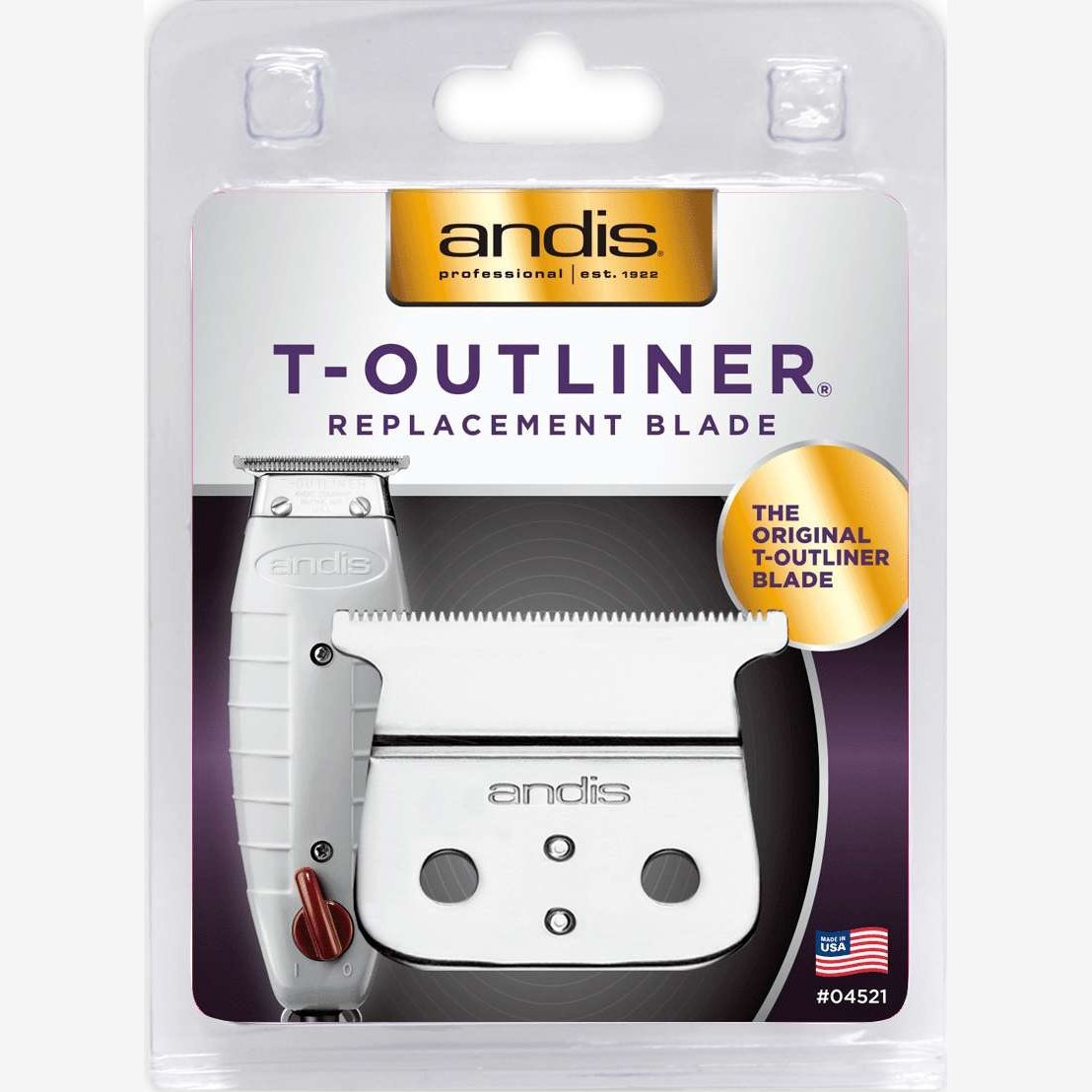 Andis T-Outliner Replacement Blade Carbon Steel Andis T-Outliner Replacement Blade Carbon Steel