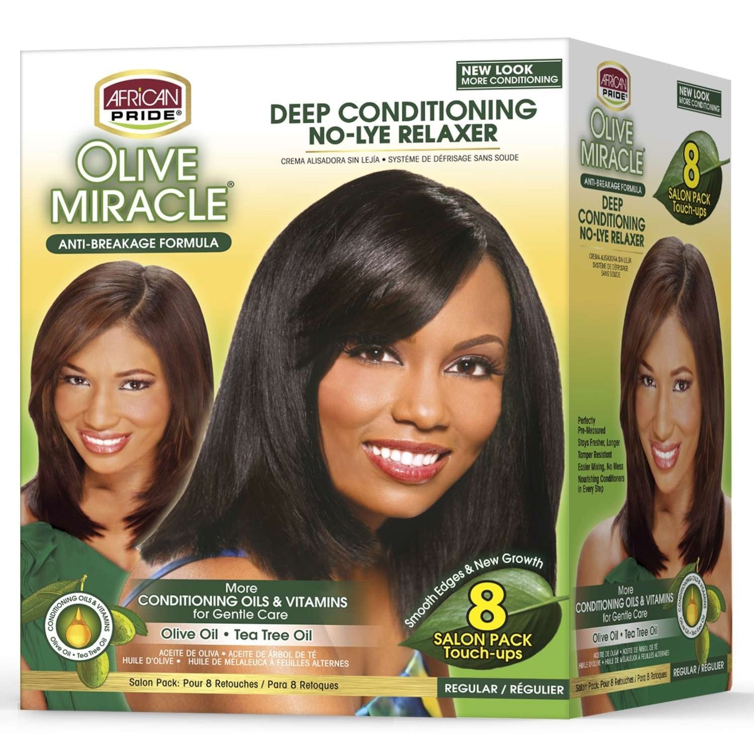African Pride Olive Miracle No Lye 8 Touch Up Regular Kit African Pride Olive Miracle No Lye 8 Touch Up Regular Kit