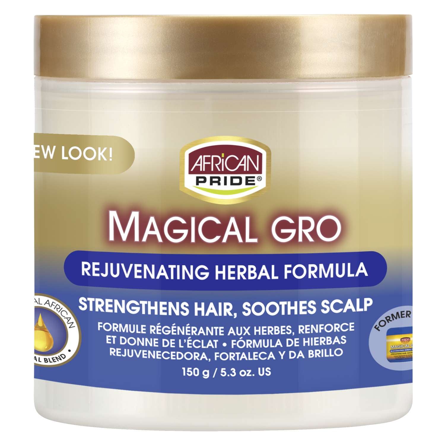 African Pride Magical Gro Rejuvenationg Herbal Formula 5.5 Oz African Pride Magical Gro Rejuvenationg Herbal Formula 5.5 Oz