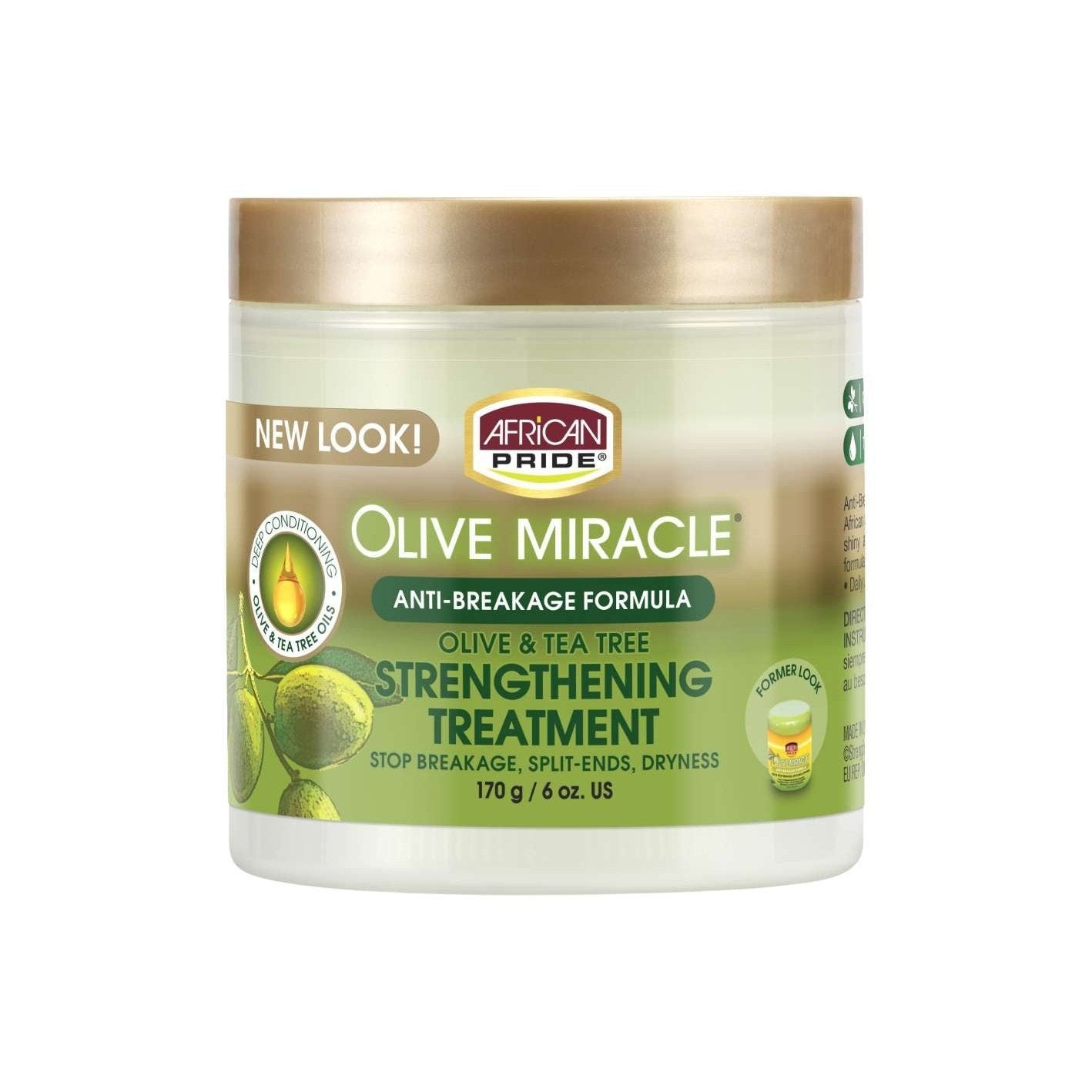 African Pride Olive Miracle Strengthening Treatment 6 Oz African Pride Olive Miracle Strengthening Treatment 6 Oz