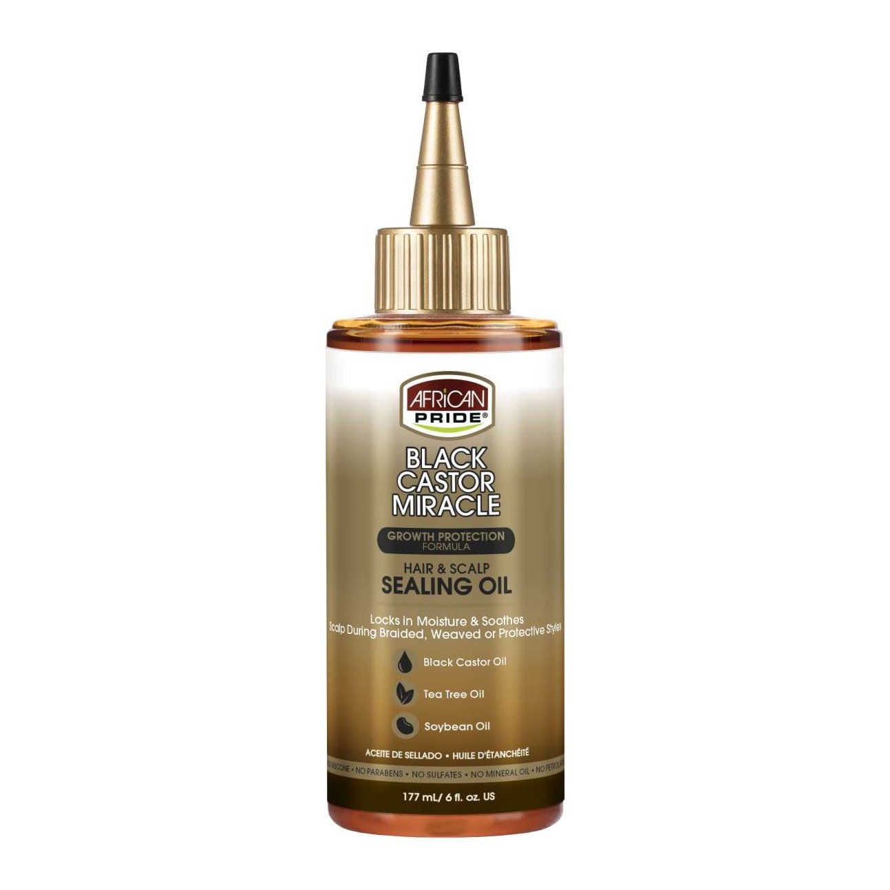 African Pride Afiracn Pride Black Castor Miracle Hair Scalp Sealing Oil 6 Oz African Pride Afiracn Pride Black Castor Miracle Hair Scalp Sealing Oil 6 Oz