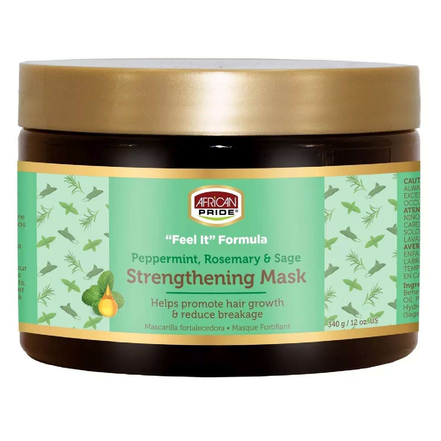 African Pride Feel It Peppermint/Rosemary Mask African Pride Feel It Peppermint/Rosemary Mask
