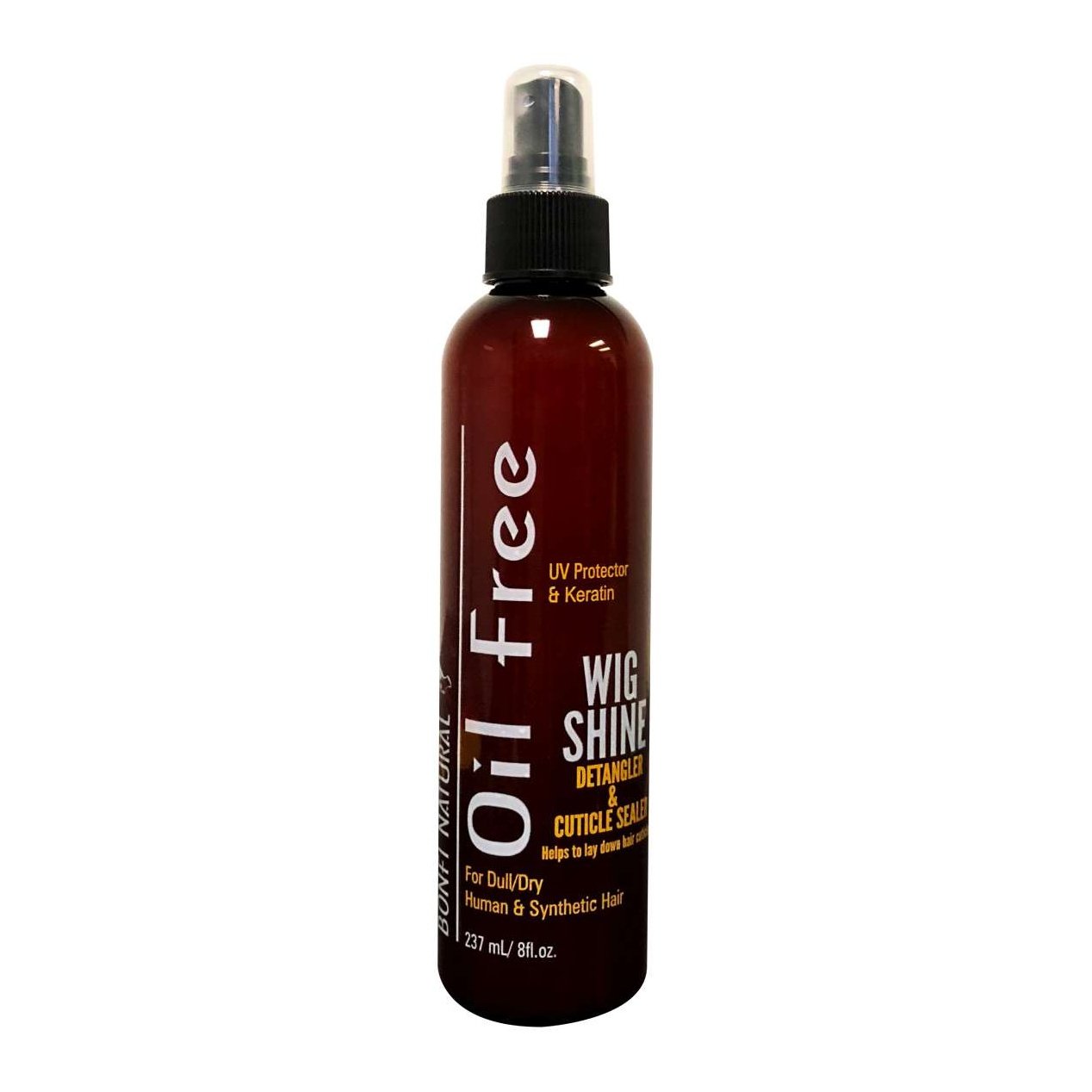 Bonfi Natural Oil Free Wig Shine Detangler Cuticle Sealer 8 Oz Bonfi Natural Oil Free Wig Shine Detangler Cuticle Sealer 8 Oz