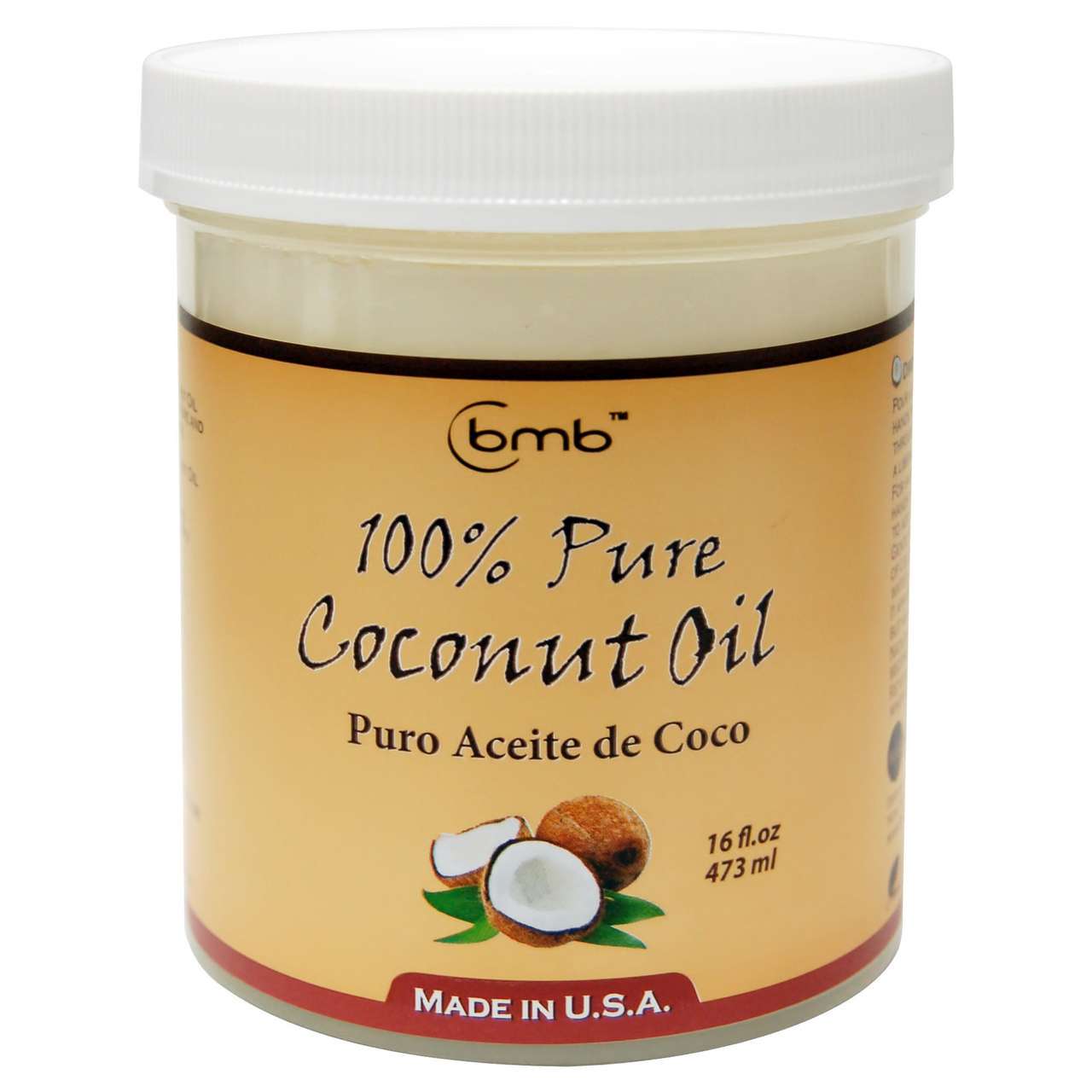Bmb 100% Pure Coconut Oil 16 Oz Bmb 100% Pure Coconut Oil 16 Oz