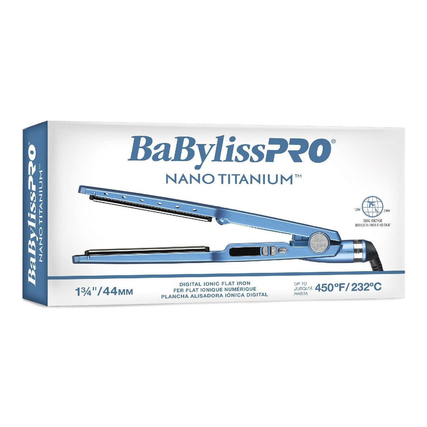 Babylisspro Nano Titanium Ionic Straightener 1 34 In Babylisspro Nano Titanium Ionic Straightener 1 34 In