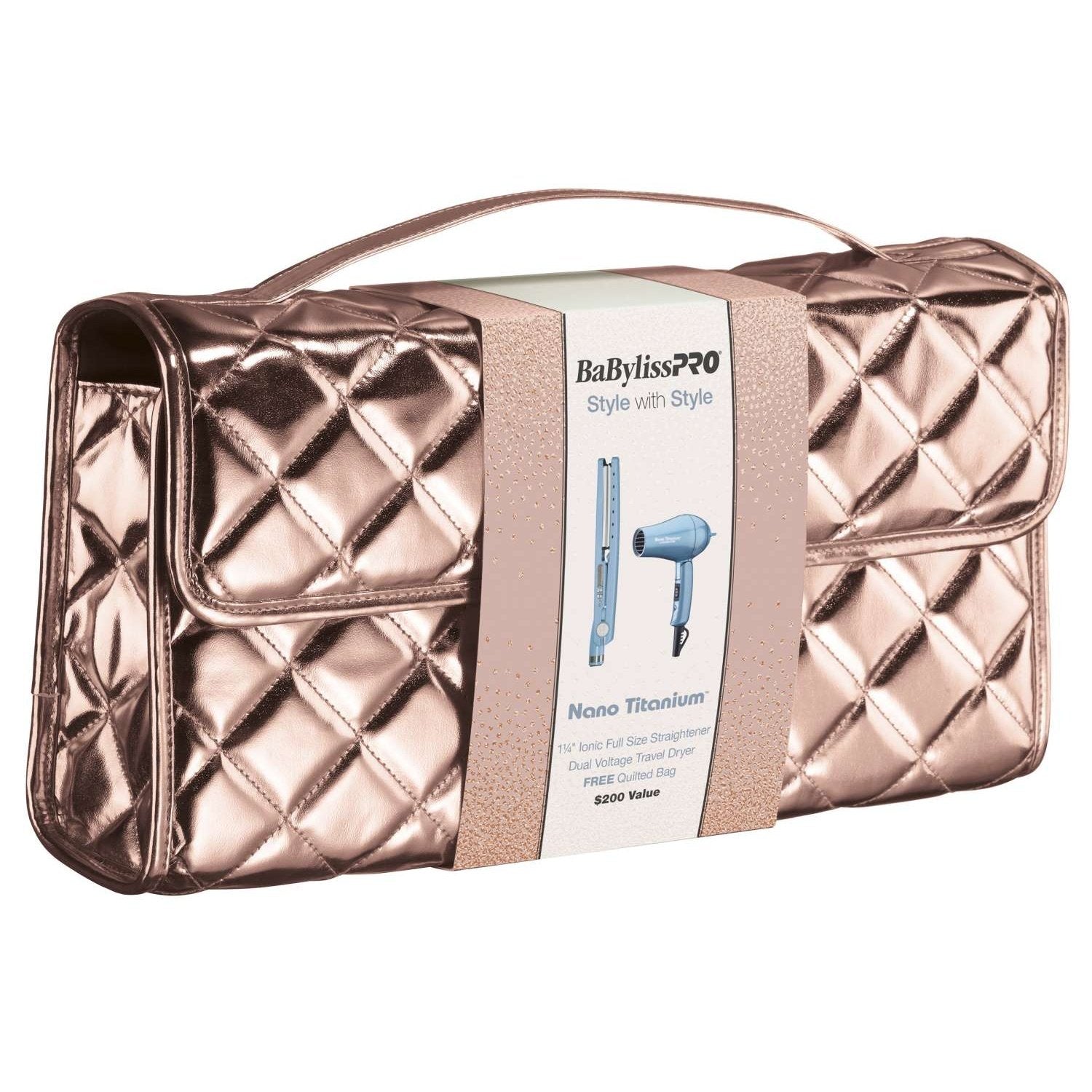 Babyliss Pro Nano Titanium Holiday Duo Bag Babyliss Pro Nano Titanium Holiday Duo Bag