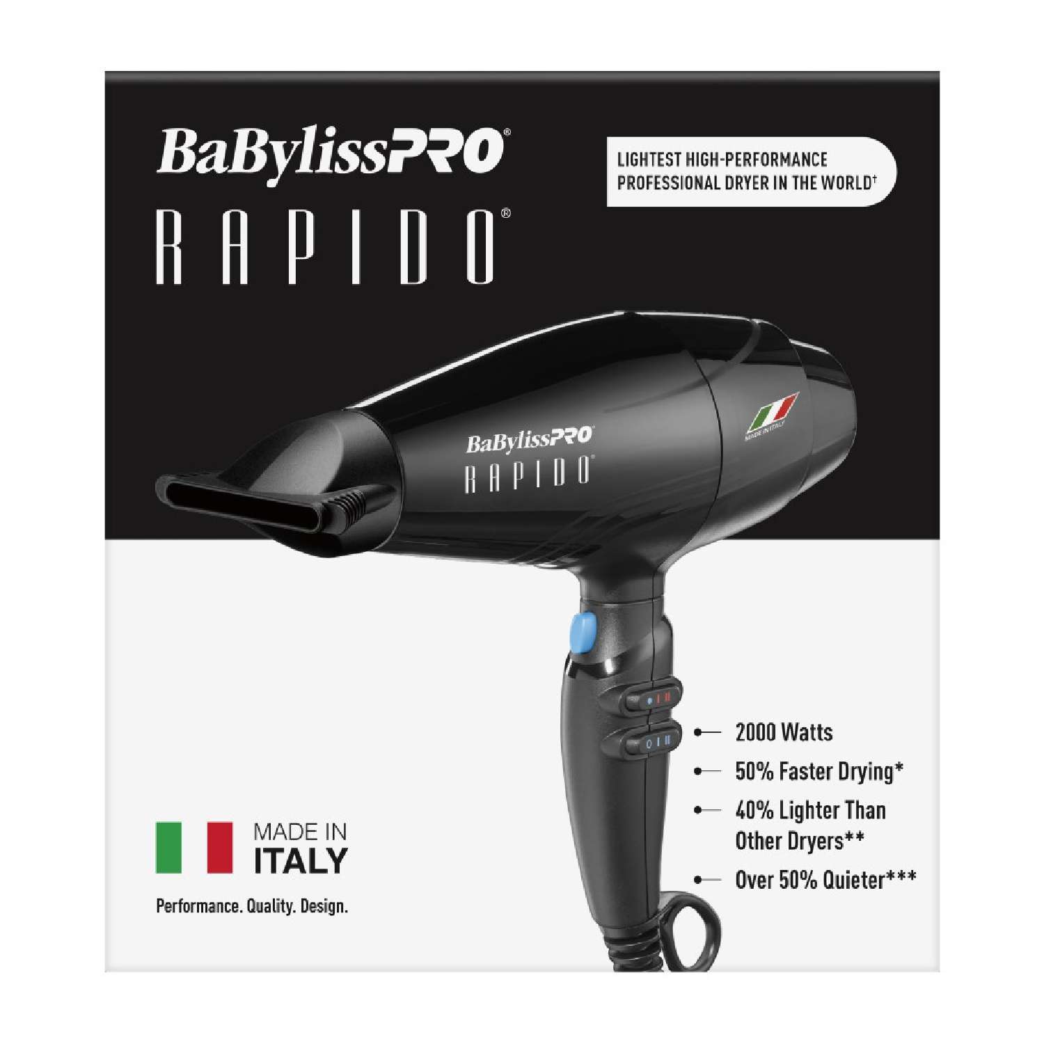 Babylisspro Rapido Dryer 2000W Babylisspro Rapido Dryer 2000W