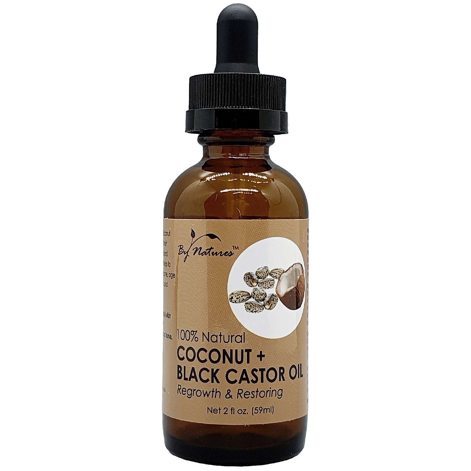 By Nature 100% Natural Coconut Black Castor Oil By Nature 100% Natural Coconut Black Castor Oil