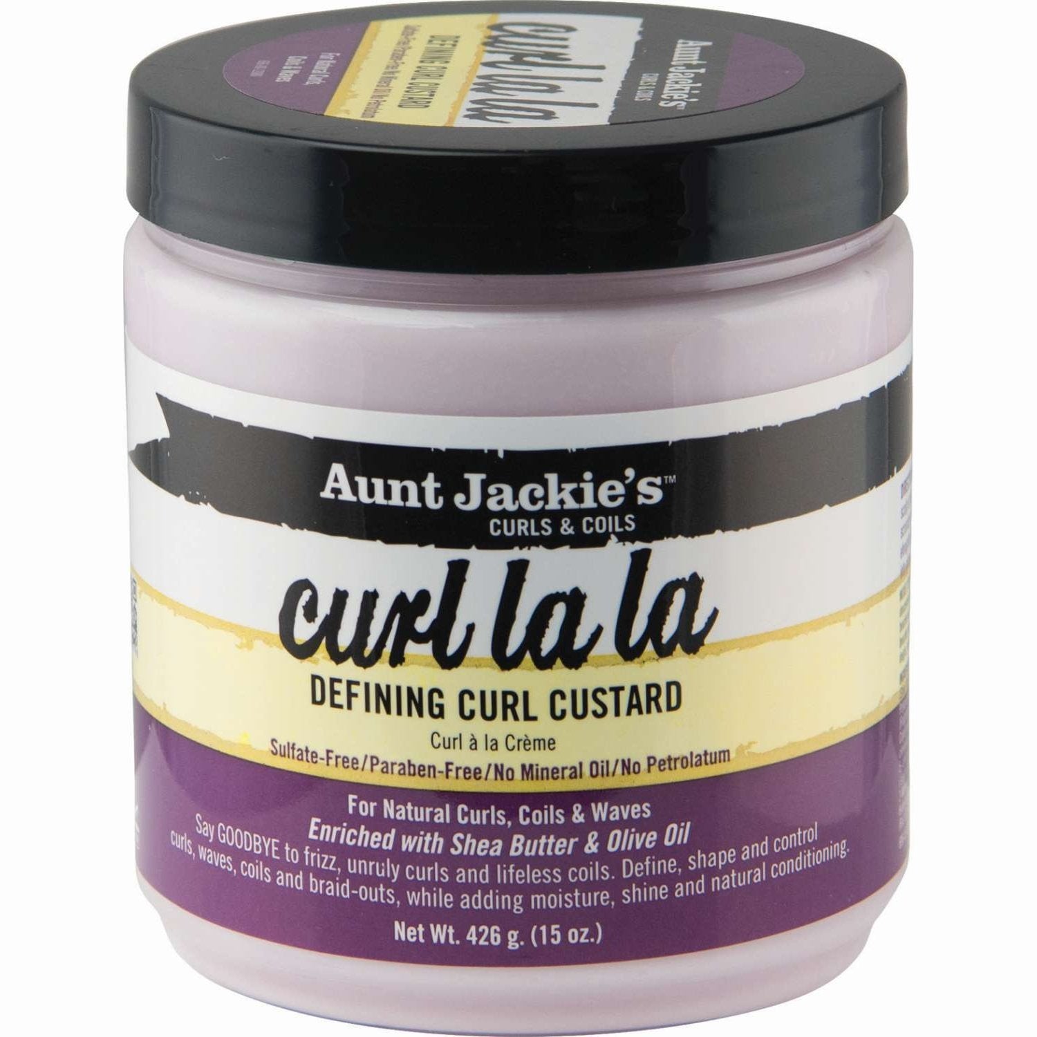 Aunt Jackies Curl La La Custard 15 Oz For Curl Definition Hydration And Frizz Control For Natural Curly Hair Aunt Jackies Curl La La Custard 15 Oz For Curl Definition Hydration And Frizz Control For Natural Curly Hair