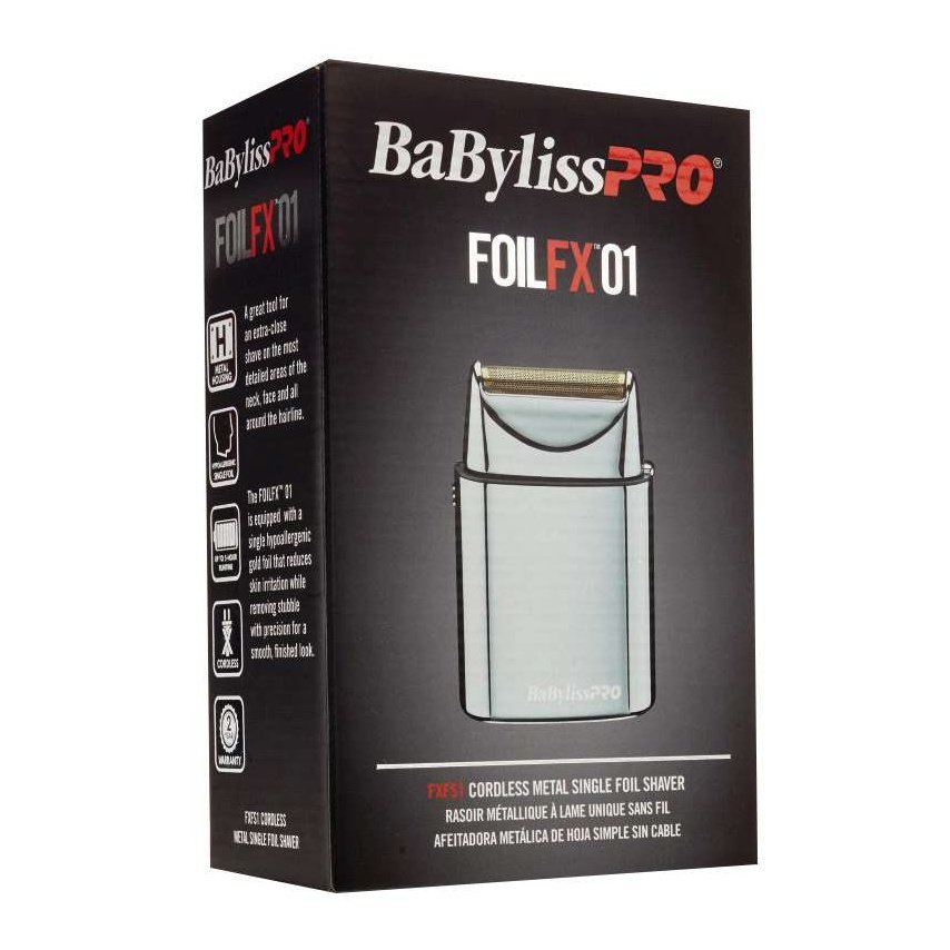 Babylisspro Foilfx01 Cordless Metal Single Foil Shaver Babylisspro Foilfx01 Cordless Metal Single Foil Shaver