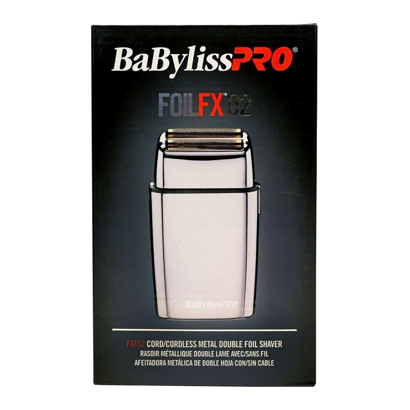 Babylisspro Foilfx02 Cordless Metal Double Foil Shaver Double Babylisspro Foilfx02 Cordless Metal Double Foil Shaver Double