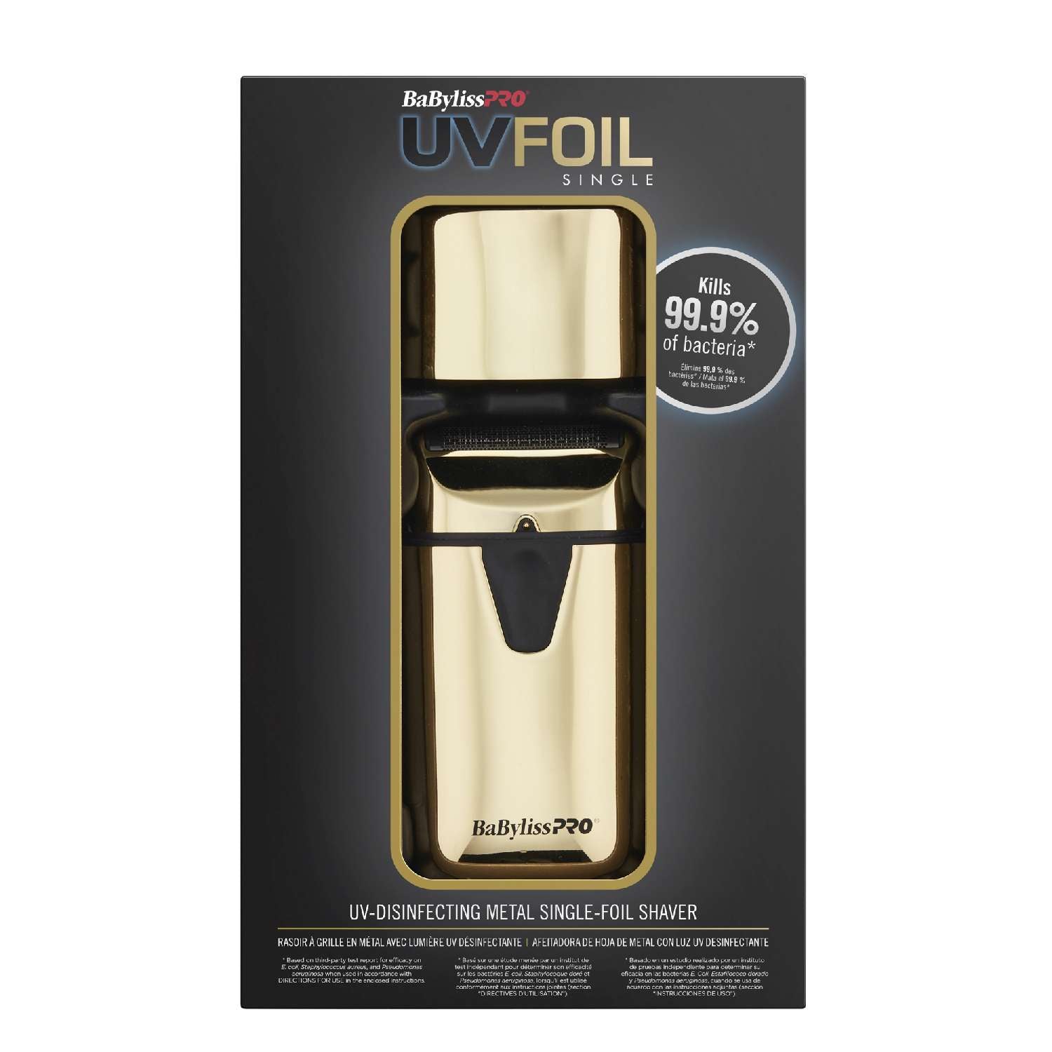 Baylisspro Uvfoil Uv Single Foil Shaver Gold Baylisspro Uvfoil Uv Single Foil Shaver Gold