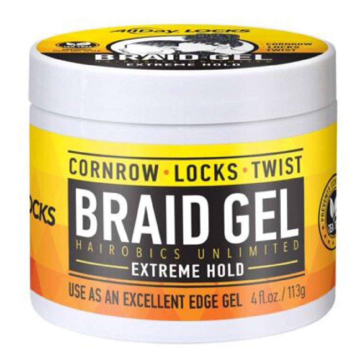 All Day Locksbraid Gel Hairobics 4 Oz All Day Locksbraid Gel Hairobics 4 Oz