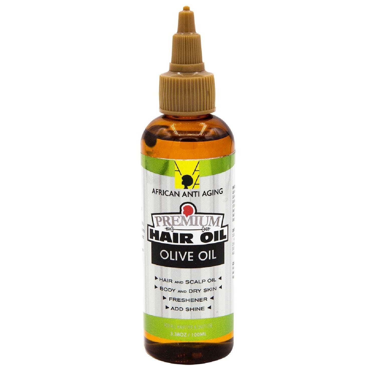 African Anti Aging Premium Hair Oil Olive 3.38 Oz African Anti Aging Premium Hair Oil Olive 3.38 Oz