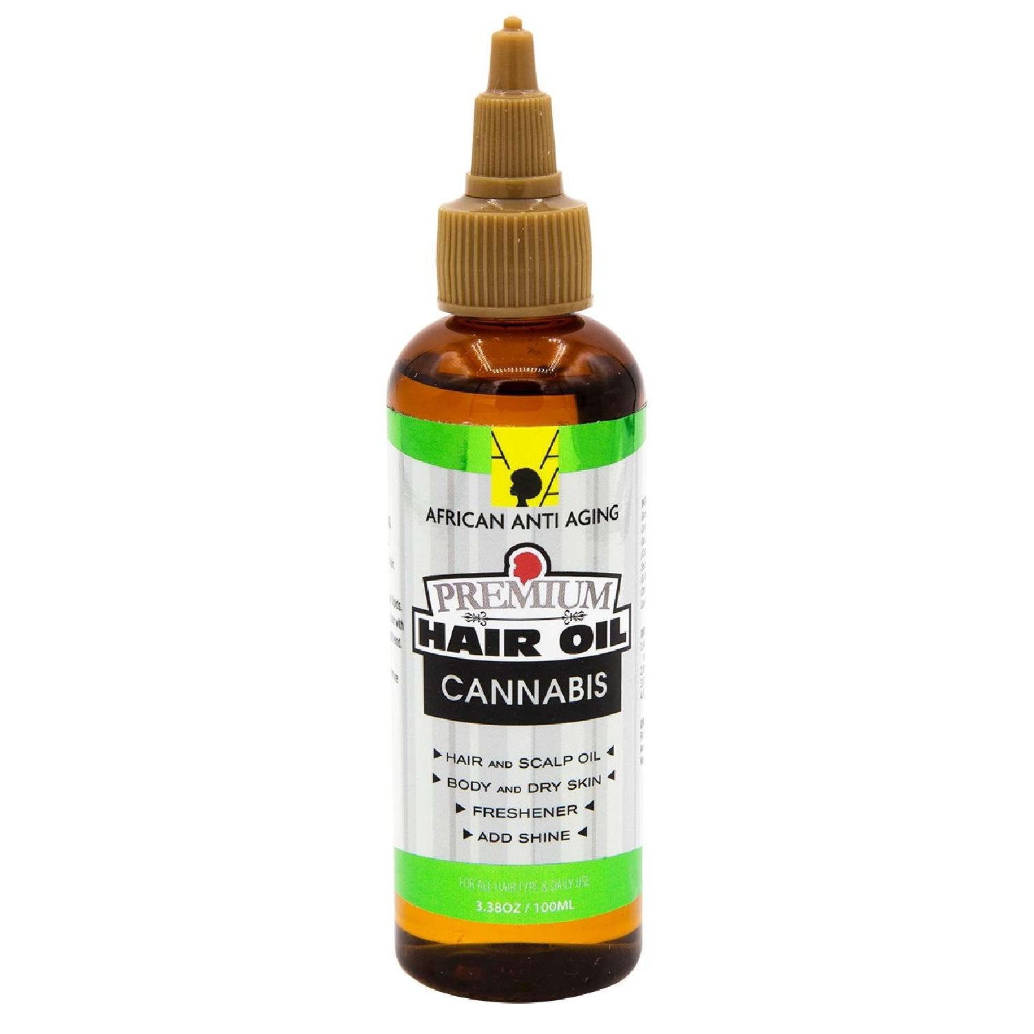 African Anti Aging Premium Hair Oil Cannabis 3.38 Oz African Anti Aging Premium Hair Oil Cannabis 3.38 Oz