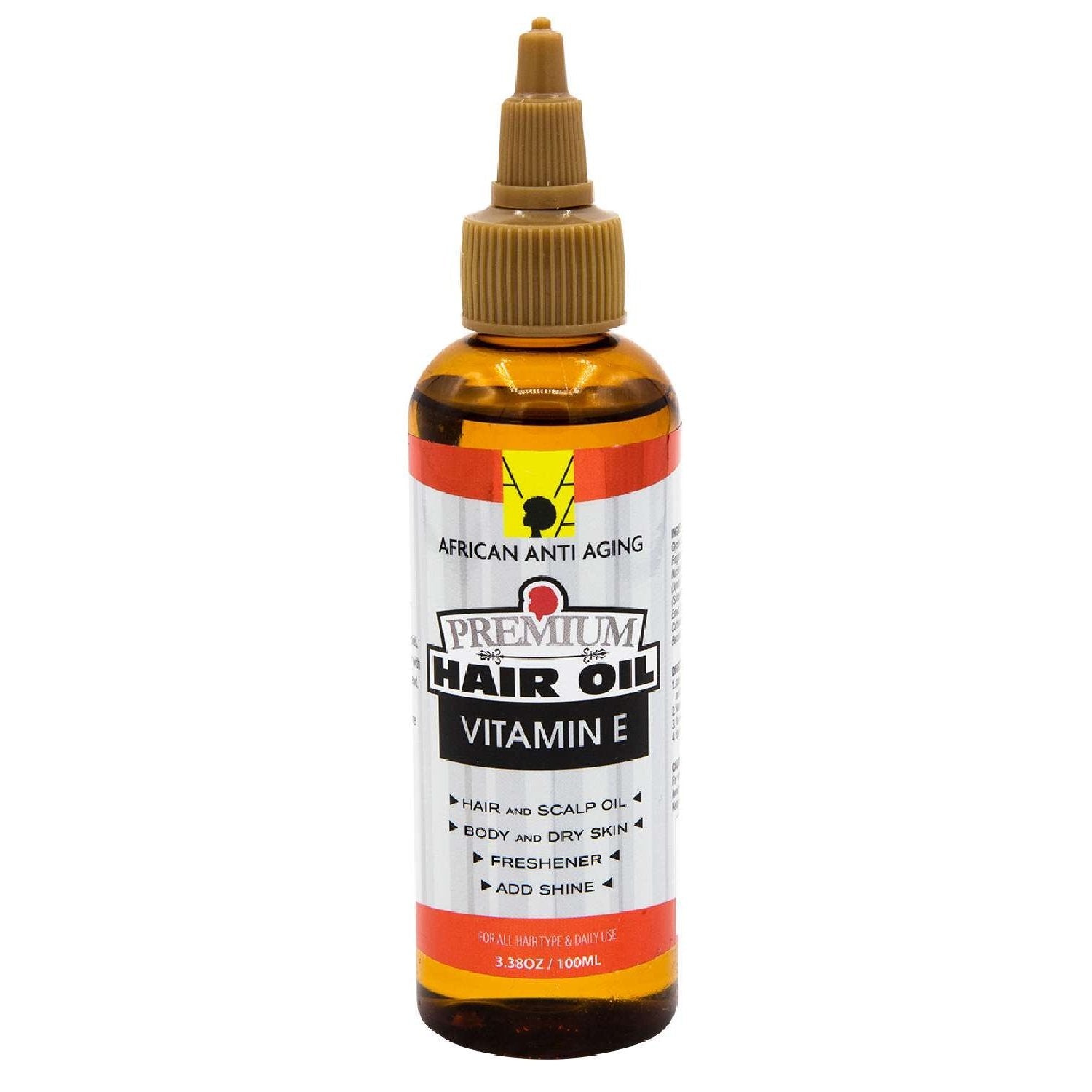 African Anti Aging Premium Hair Oil Vitamin-E 3.38 Oz African Anti Aging Premium Hair Oil Vitamin-E 3.38 Oz