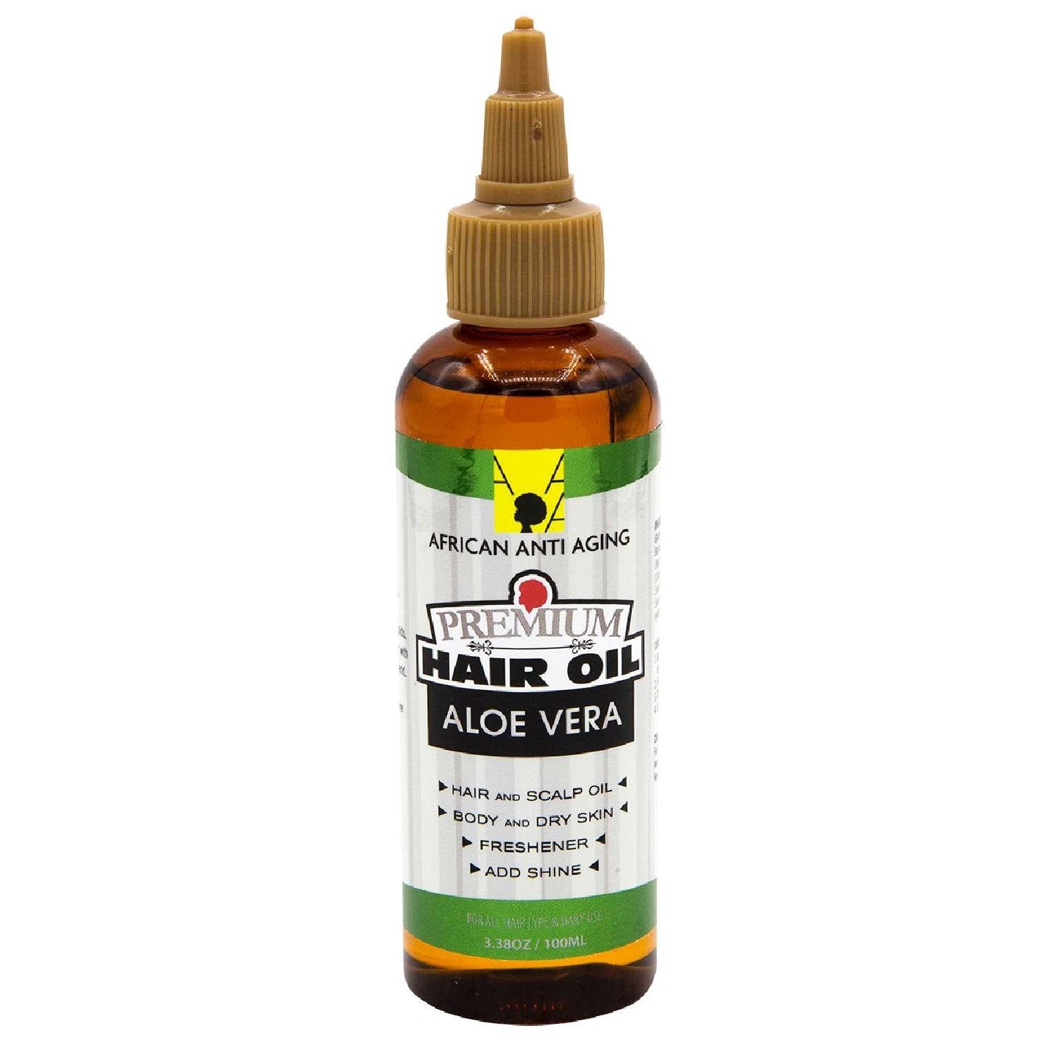 African Anti Aging Premium Hair Oil Alovera 3.38 Oz African Anti Aging Premium Hair Oil Alovera 3.38 Oz