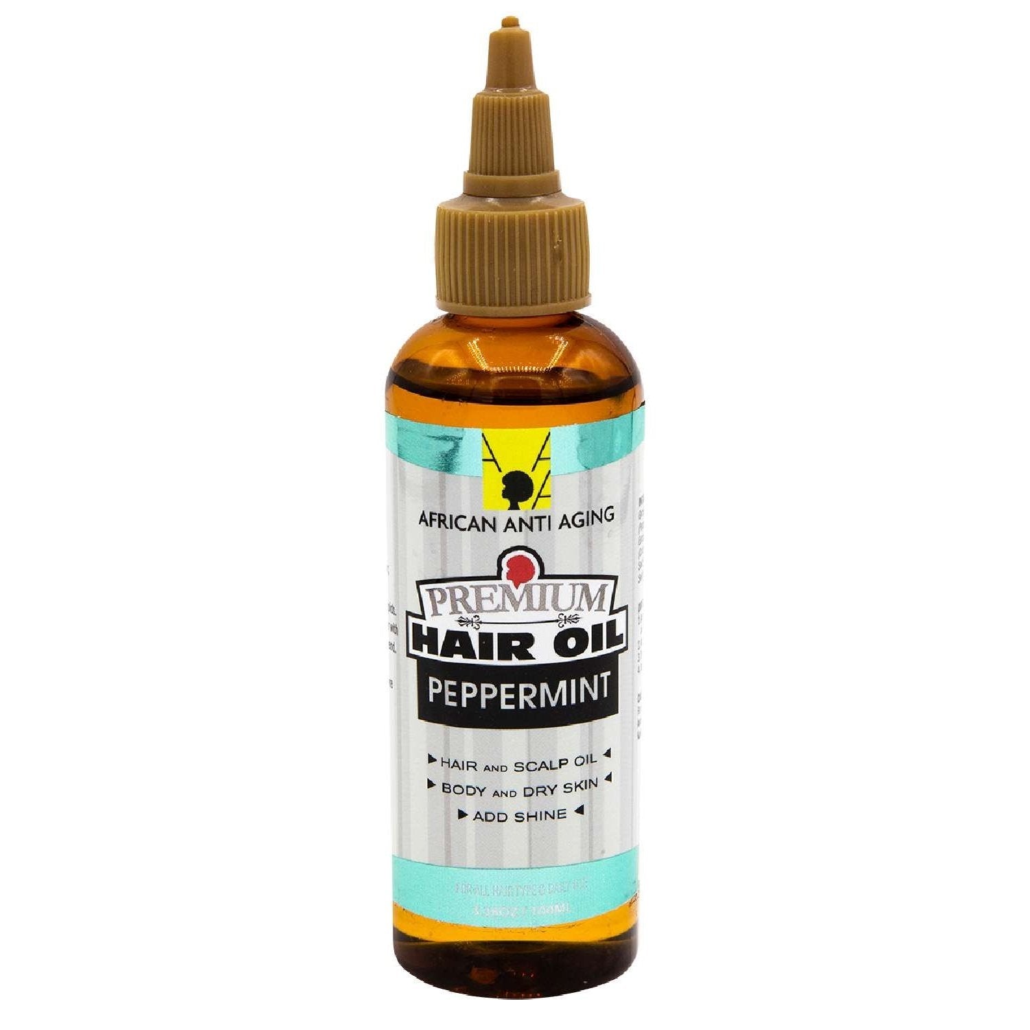 African Anti Aging Premium Hair Oil Pepermint 3.38 Oz African Anti Aging Premium Hair Oil Pepermint 3.38 Oz