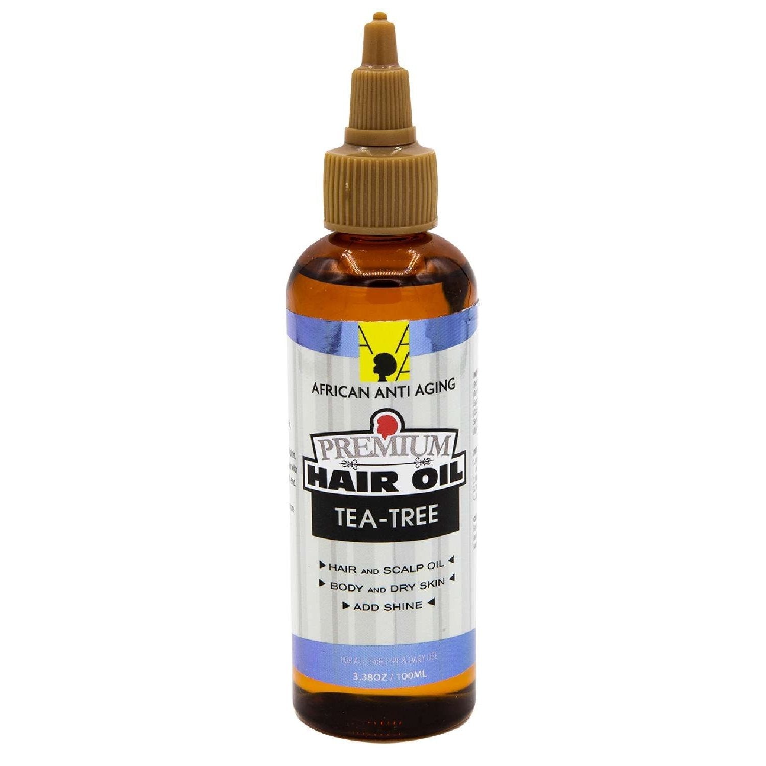 African Anti Aging Premium Hair Oil T-Tree 3.38 Oz African Anti Aging Premium Hair Oil T-Tree 3.38 Oz