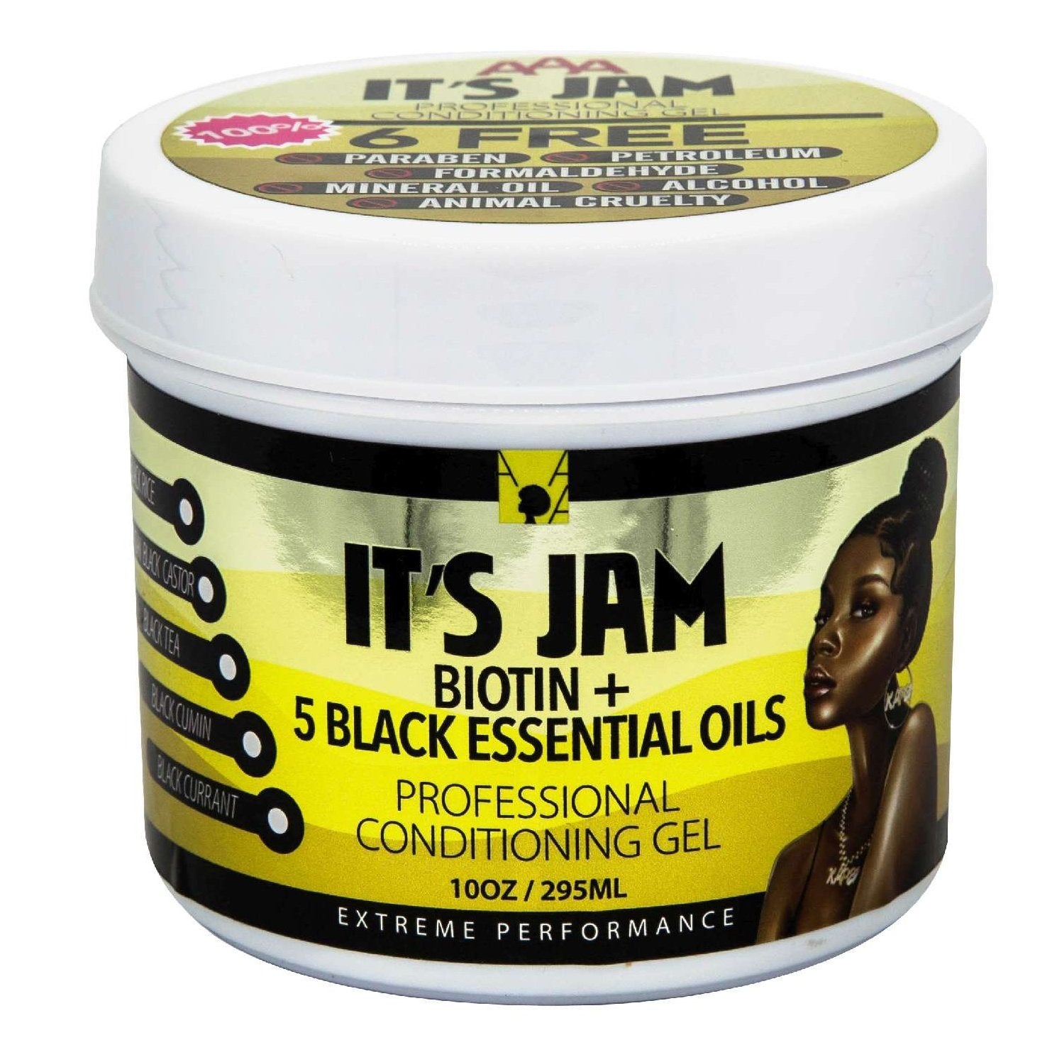 African Anti Aging Its Jam Professional Conditioning Gel With Biotin 5 Black Essential Oils 10.0 Oz African Anti Aging Its Jam Professional Conditioning Gel With Biotin 5 Black Essential Oils 10.0 Oz