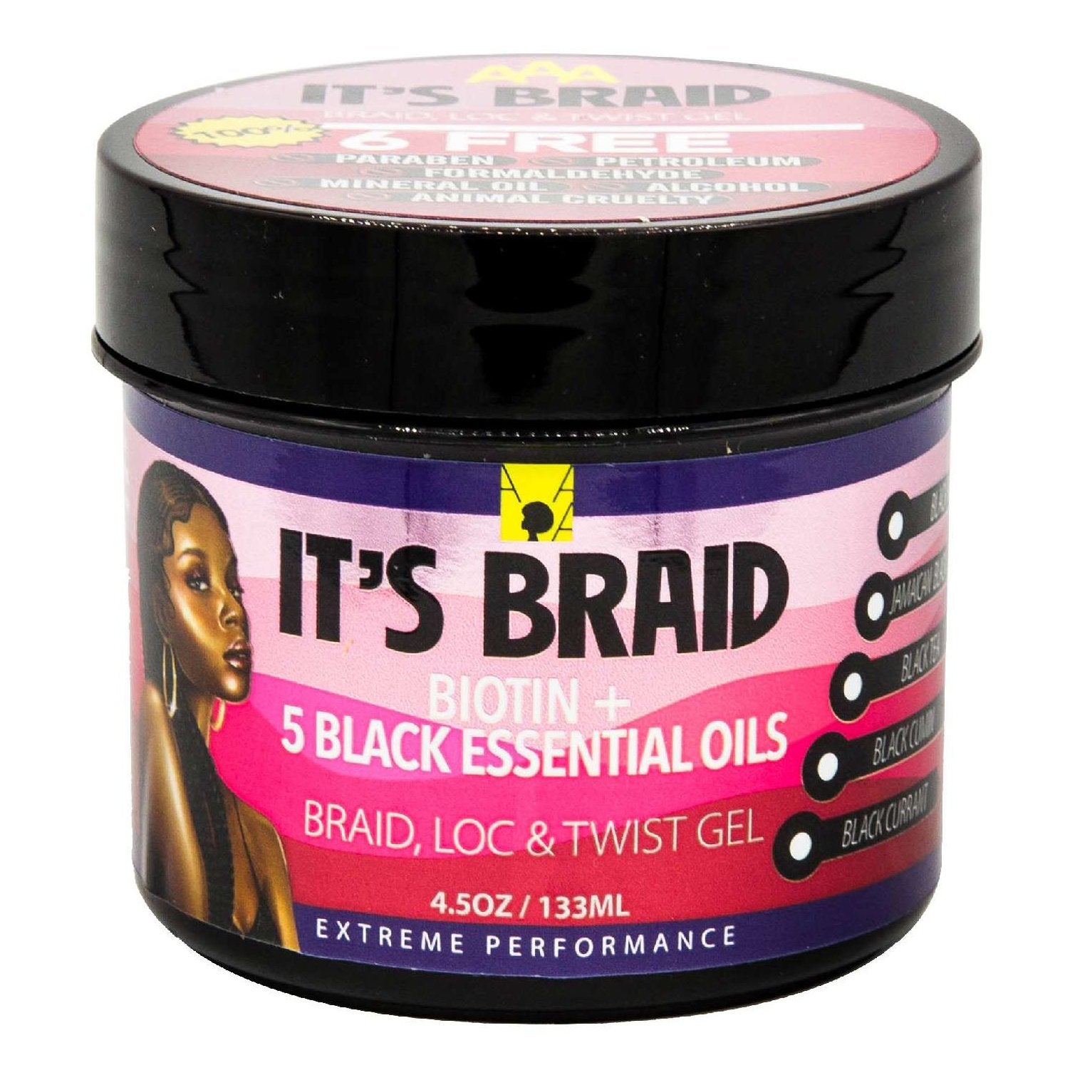 African Anti Aging Its Braid Braid Loc Twist Gel With Biotin 5 Black Essential Oils 4.5 Oz African Anti Aging Its Braid Braid Loc Twist Gel With Biotin 5 Black Essential Oils 4.5 Oz