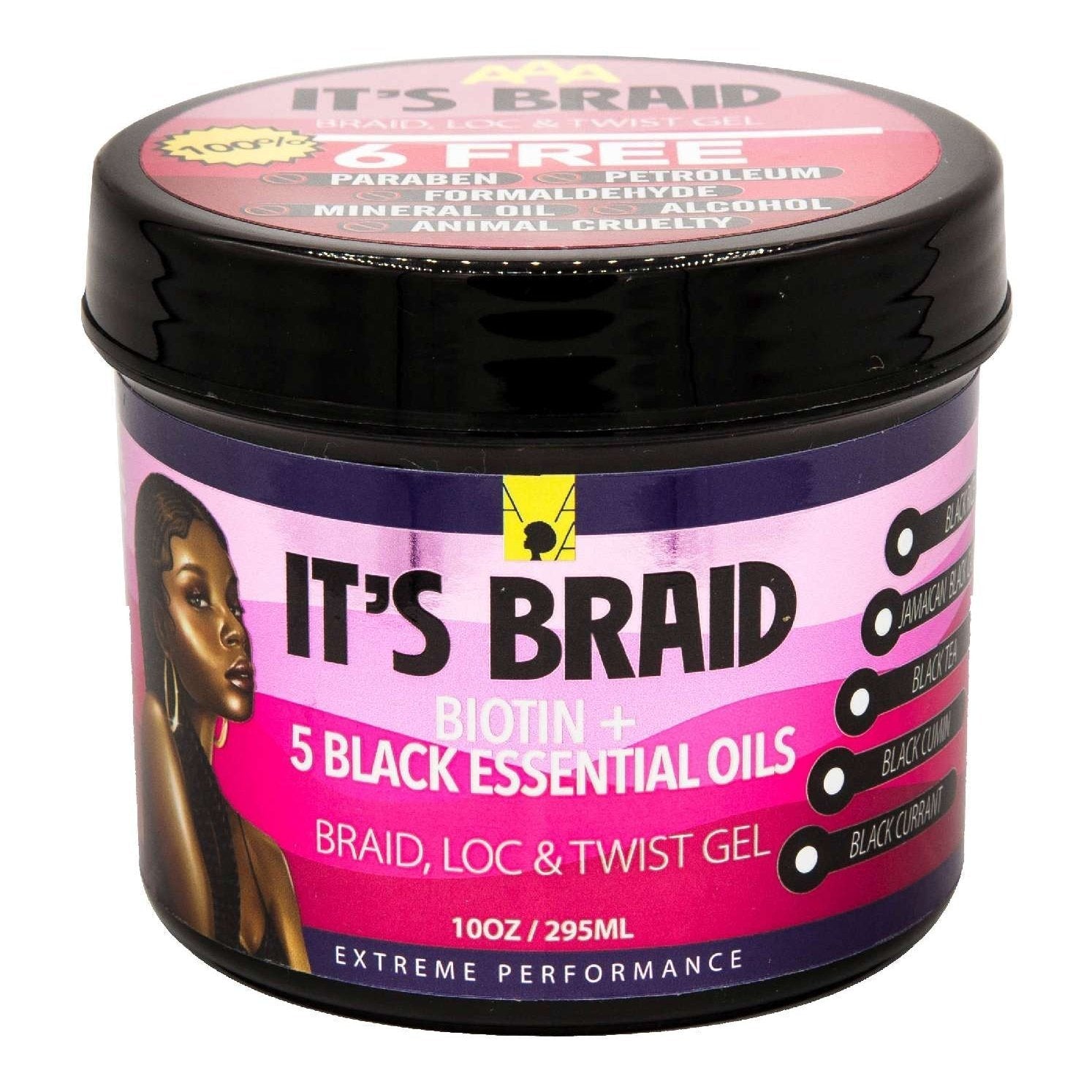 African Anti Aging Its Braid Braid Loc Twist Gel With Biotin 5 Black Essential Oils 10 Oz African Anti Aging Its Braid Braid Loc Twist Gel With Biotin 5 Black Essential Oils 10 Oz