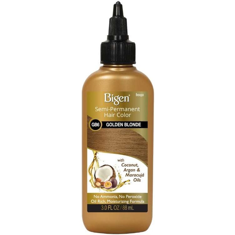 Bigen Semi-Permaneant Hair Color Gb6 Golden Blond 3 Oz Bigen Semi-Permaneant Hair Color Gb6 Golden Blond 3 Oz