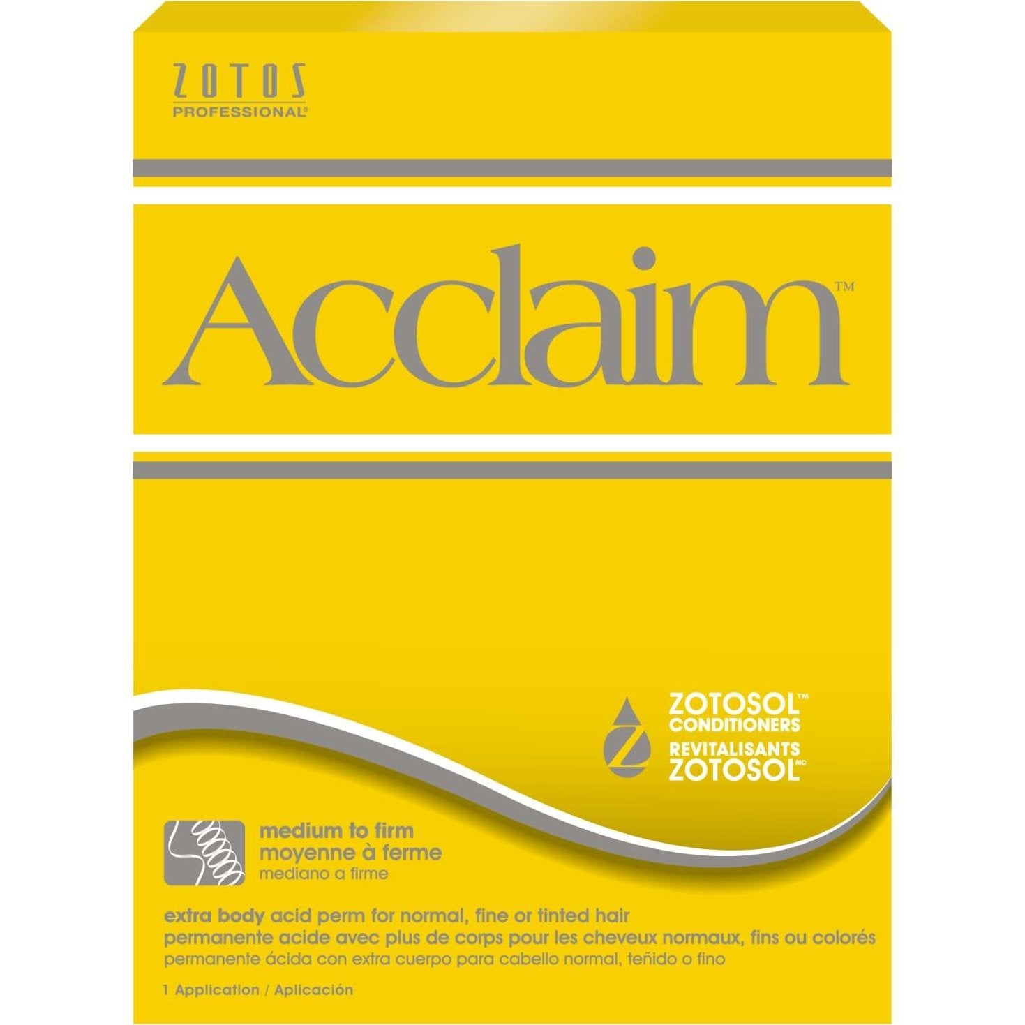 Acclaim Extra Body Perm Acid Yellow Kit Acclaim Extra Body Perm Acid Yellow Kit