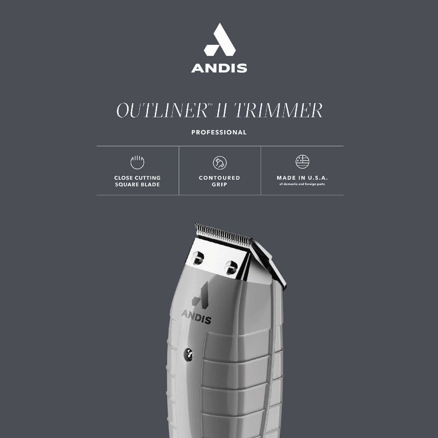 Andis Outliner Ii Square Blade Trimmer Andis Outliner Ii Square Blade Trimmer