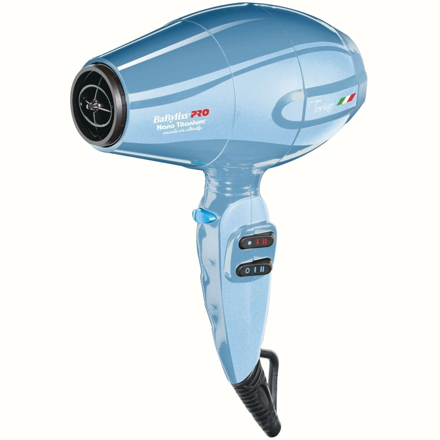 Babyliss Nano Titanium Torino Mid Size Dryer Blue Babyliss Nano Titanium Torino Mid Size Dryer Blue