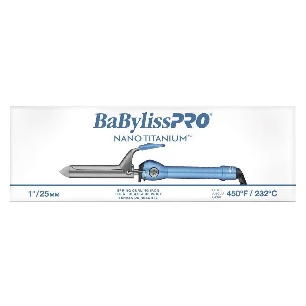 Babylisspro Nano Titanium Spring Curling Iron Babylisspro Nano Titanium Spring Curling Iron