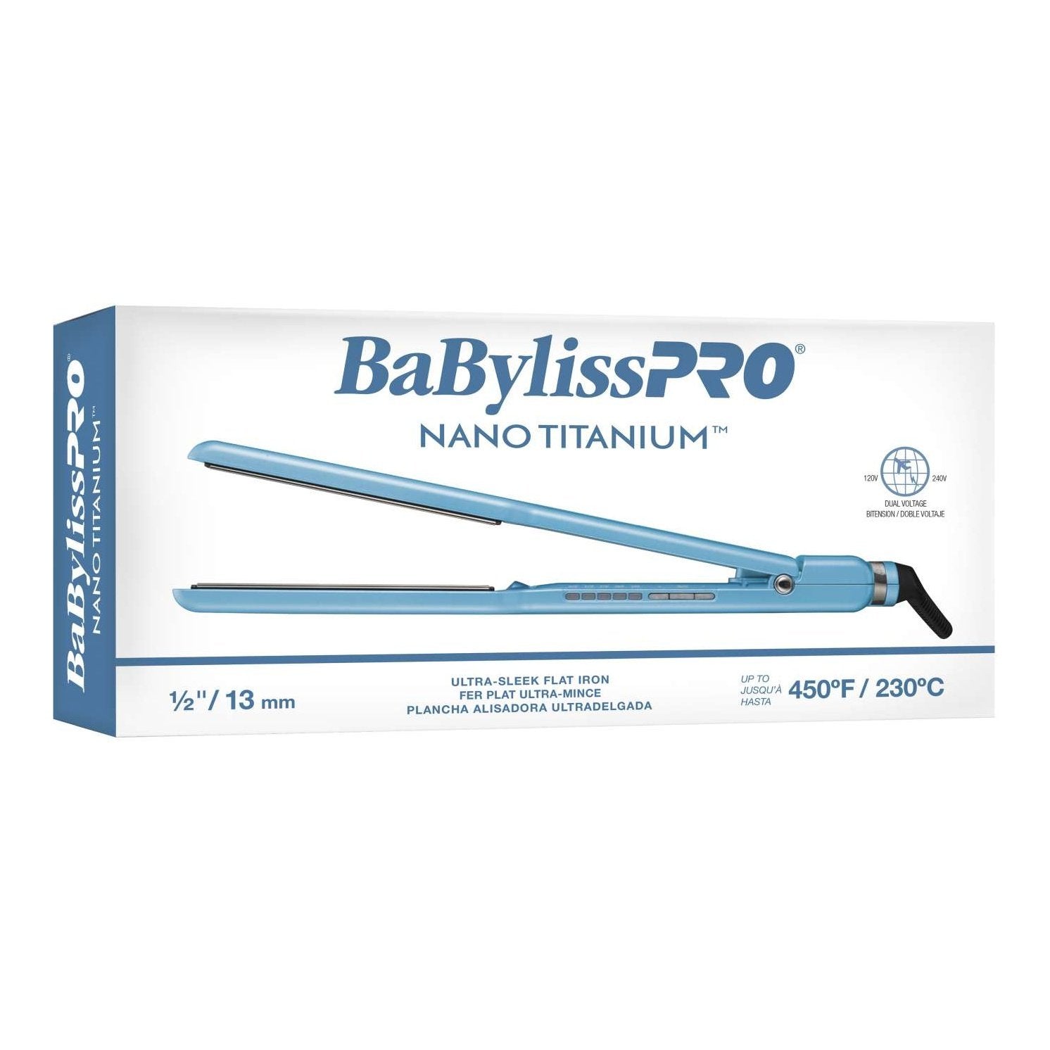 Babylisspro Nano Titanium 12 Inch Ultra-Sleek Flat Iron Babylisspro Nano Titanium 12 Inch Ultra-Sleek Flat Iron