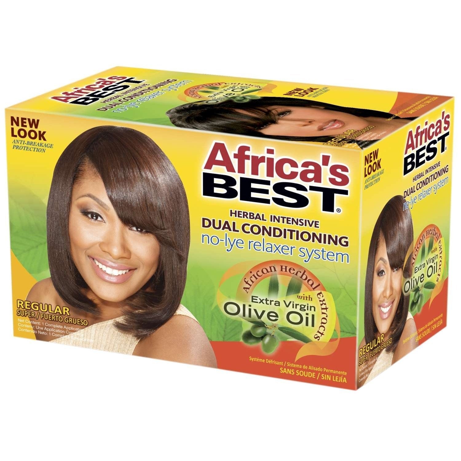 Africas Best No-Lye Relaxer Kit Regular Africas Best No-Lye Relaxer Kit Regular