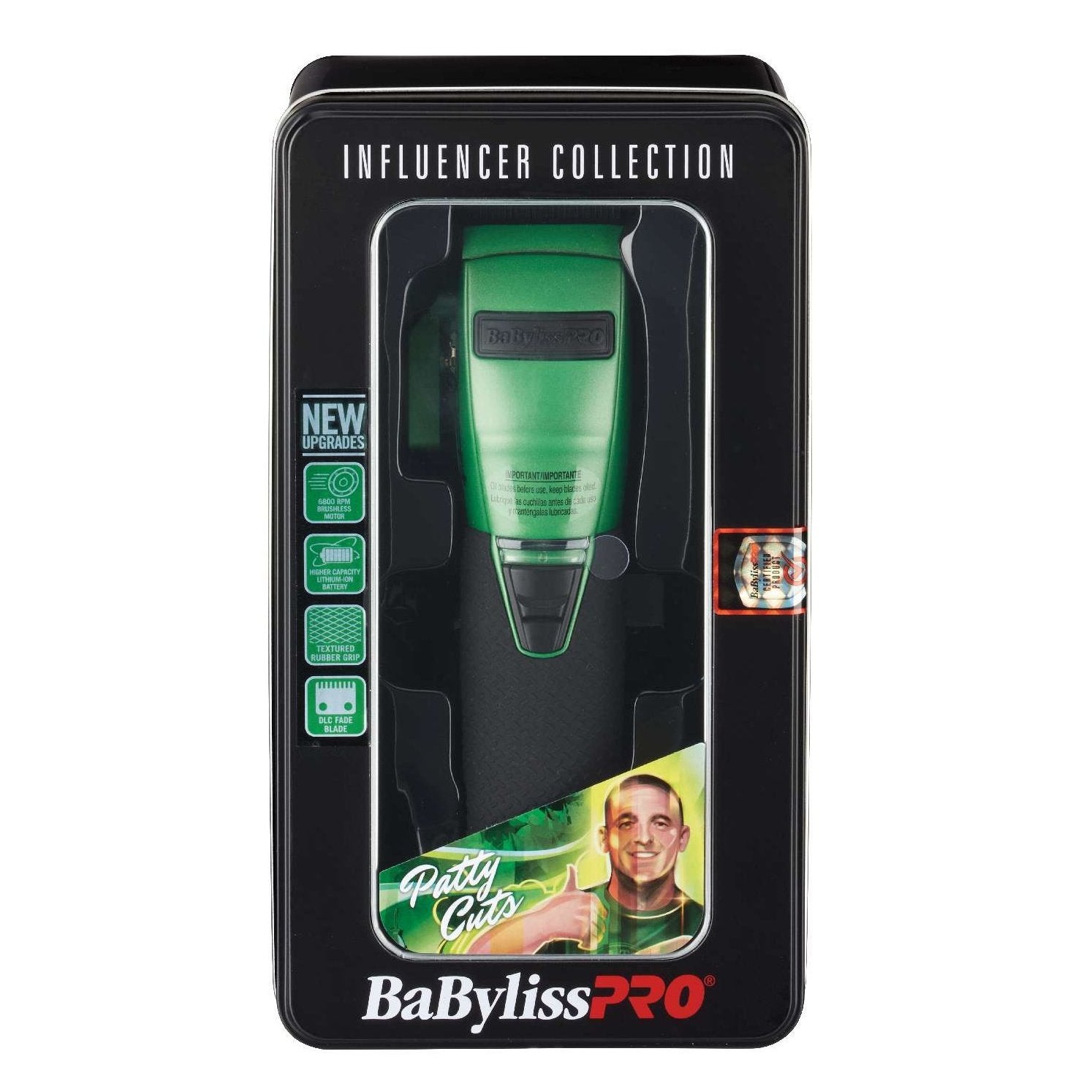 Babyliss4Barbers Limited Edition Influencer Clipper Green Babyliss4Barbers Limited Edition Influencer Clipper Green