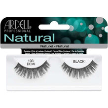 Ardell Natural Lash 103 False Eyelashes Full Volume Short Length Rounded Style Narrow Band For Day And Night