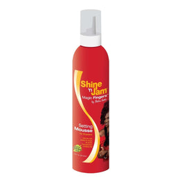 Ampro Shine N Jam Magic Fingers Setting Mousse Alcohol Free Hair Styling For Braids With Wheat Protein Jojoba Oil