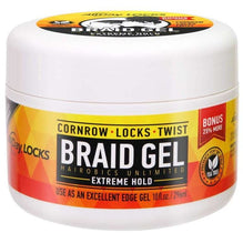 All Day Locks Braid Gel Ten Oz Bonus Size For Sleek Braid Hold Edges Control Long Lasting Results